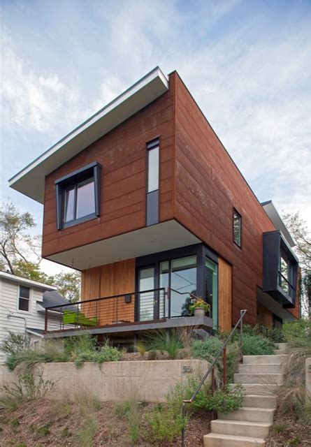 Steel warms residential design 